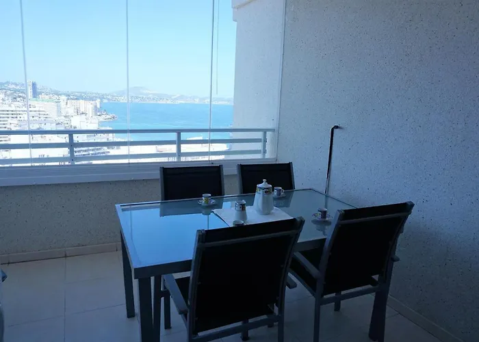 Apartment Bright In 100m² With Sea View & Pool Calpe